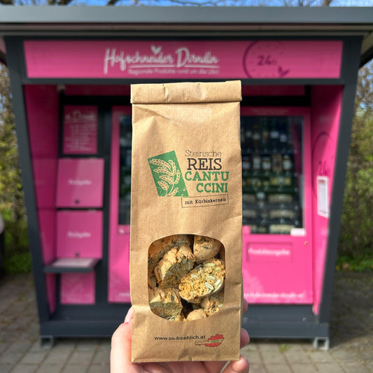 Reis-Cantuccini mit Kürbiskernen