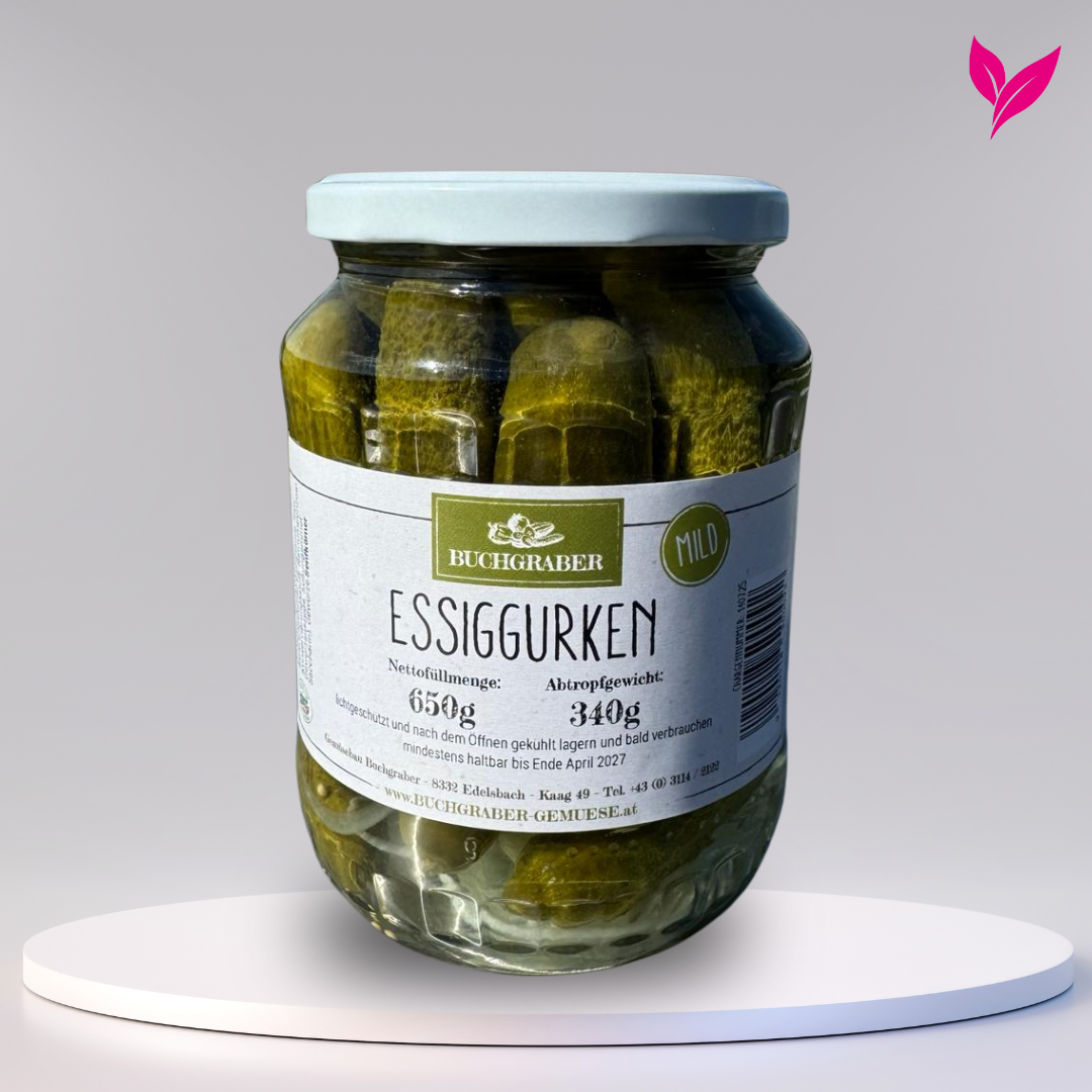 Essiggurken 650g