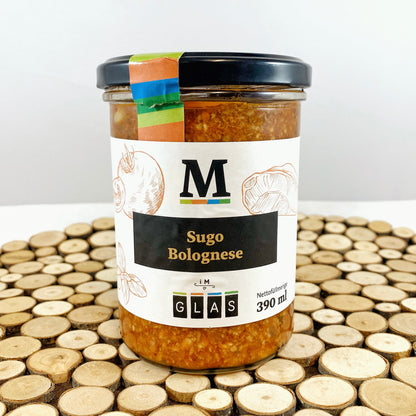Sugo Bolognese im Glas